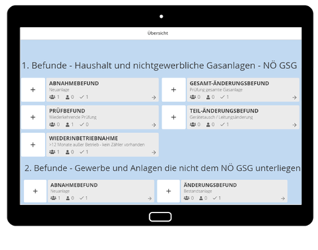 Digitale Befunde Gas