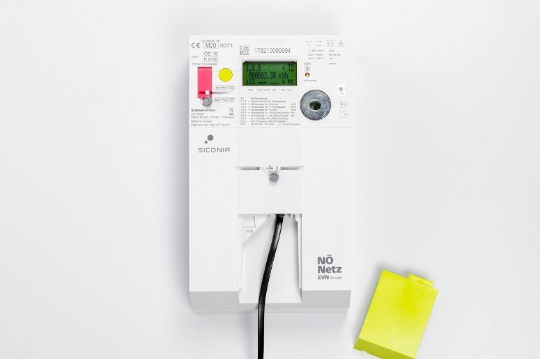 Smartmeter Sagem mit Kabel für Kundenschnittstelle